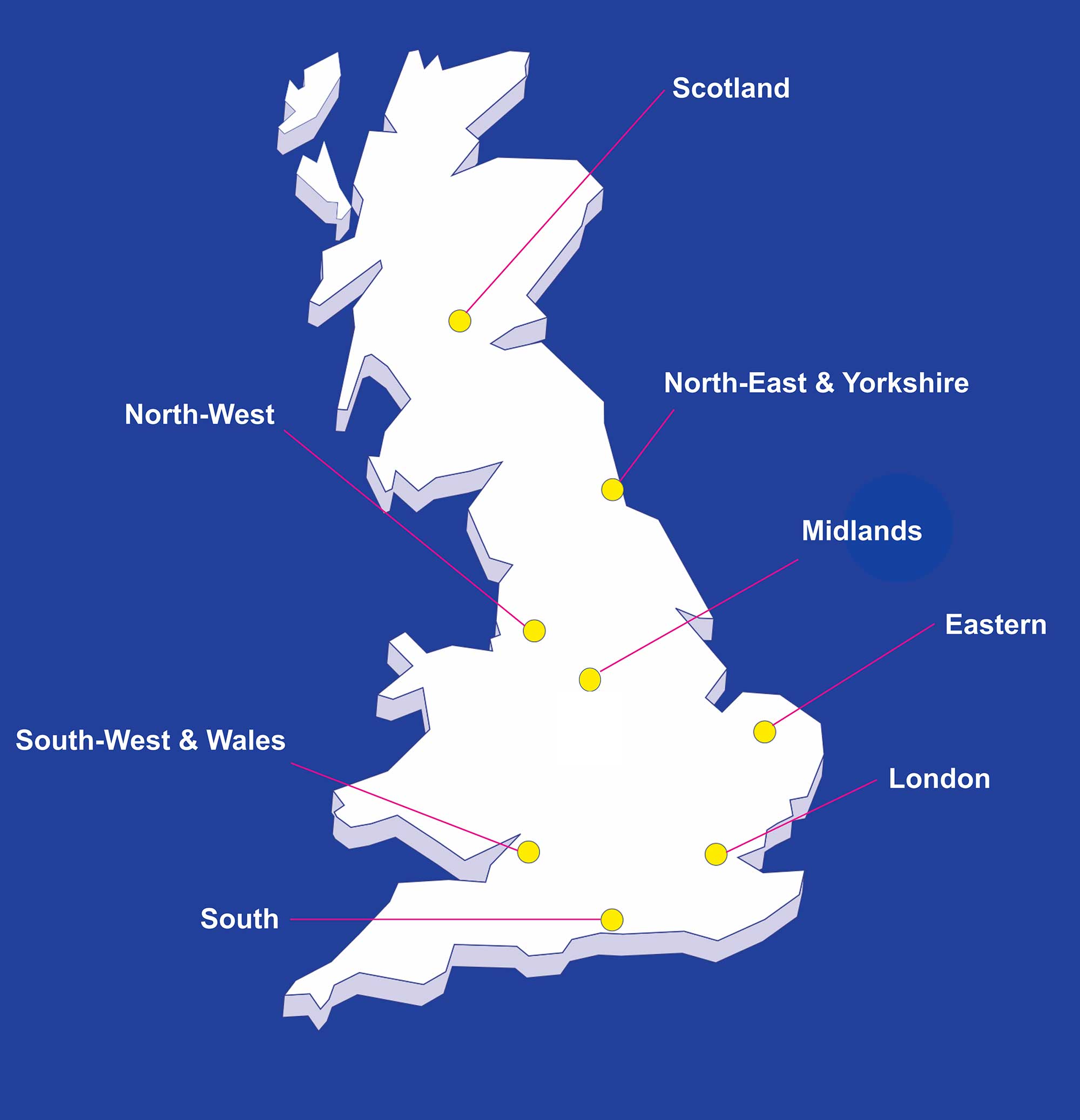 Map of Manolete locations Map of Manolete locations
